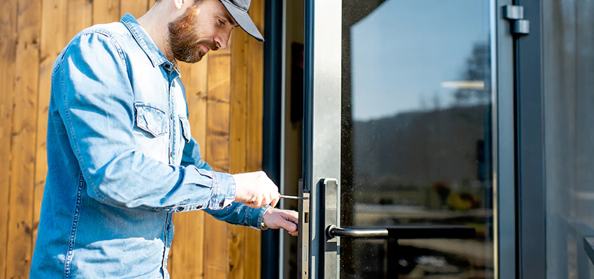 Frameless Glass Storefront Door Locks Replacement in Malibu, CA